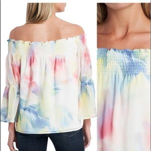 Vince Camuto Watercolor Blouse